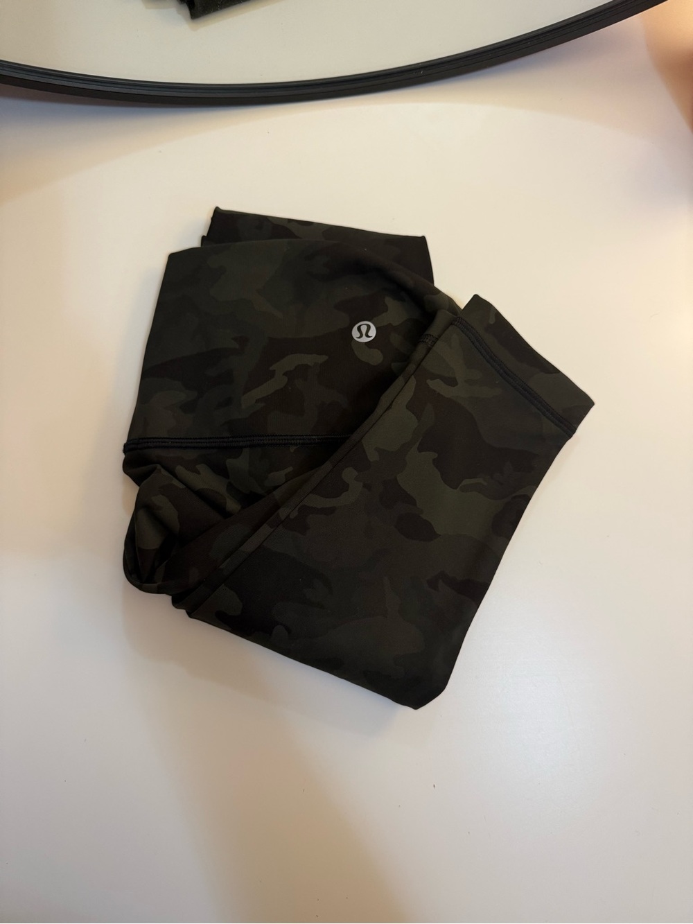 lululemon athletica Women's Camo Leggings - Dark Green/Black